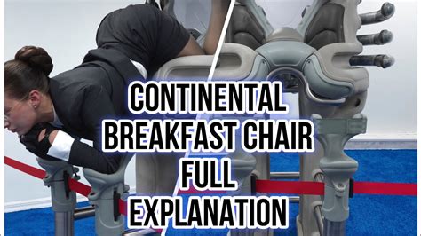 continental breakfast chair used|The bizarre continental breakfast chair video explained